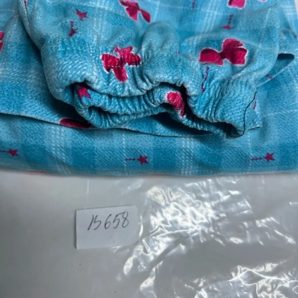 Girls Nickelodeon size M Two piece pajama set “The Snuggle is Real”  Dog & Bows